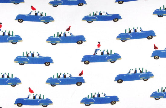 motif Blue cars