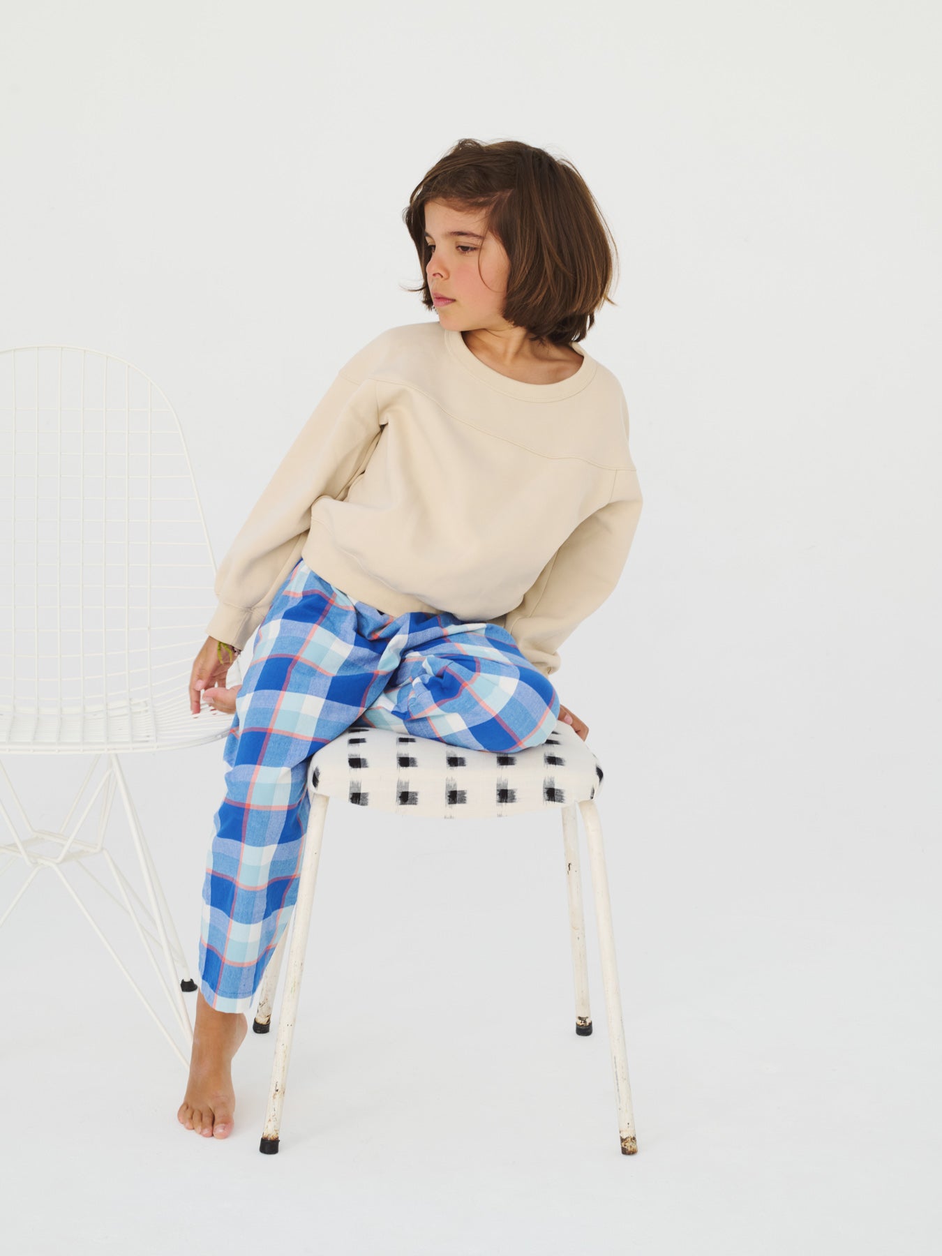 Pantalon De Pyjama Doux SEAUR Pour Enfant - Tissu épais Et Chaud - Couleurs Assorties - Unisexe Garçon/fille - Confort Maison
