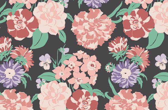 motif Winter Flowers