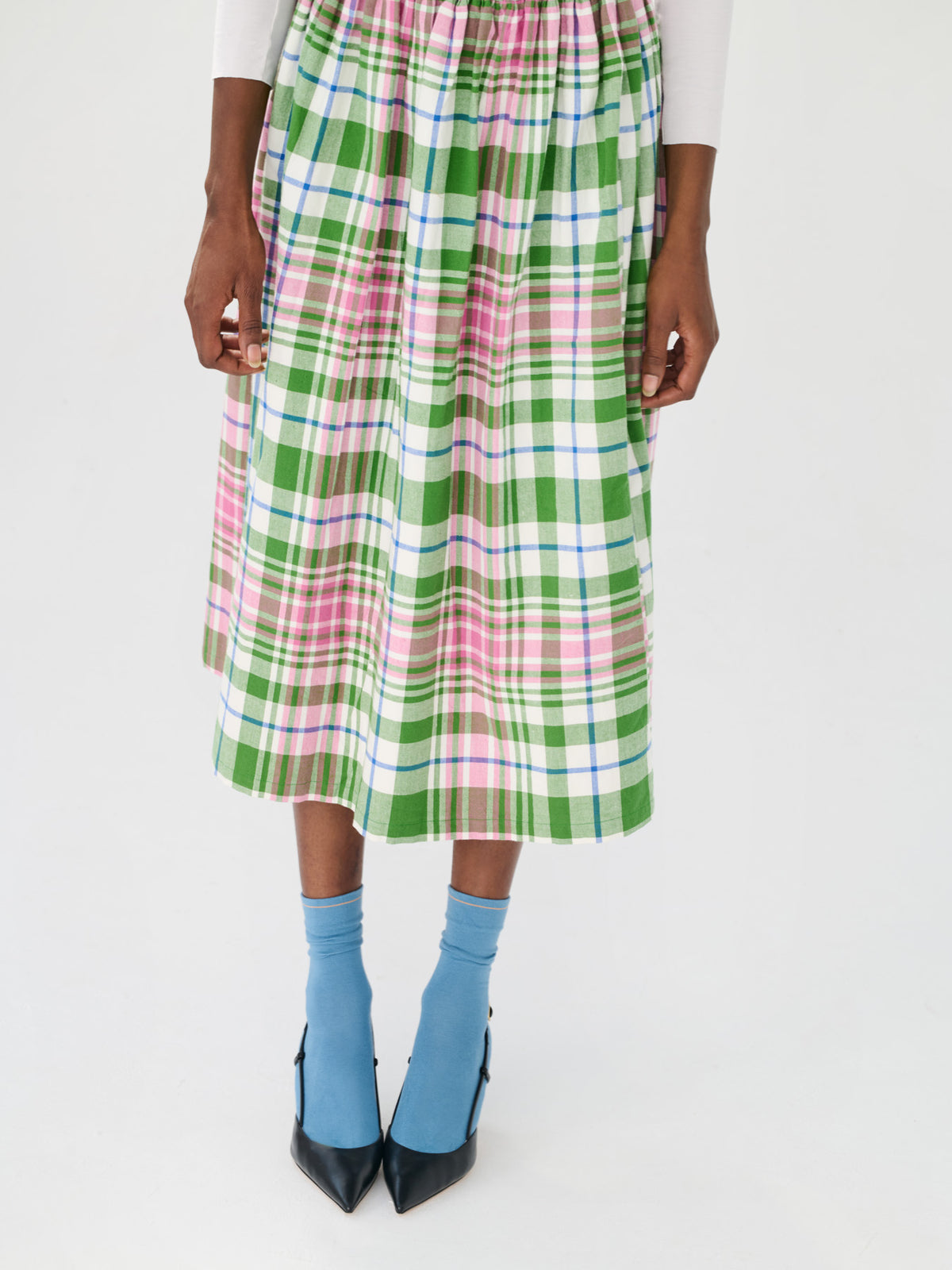 Women's LDT Tartan Skirt Lucas du Tertre - Main Image