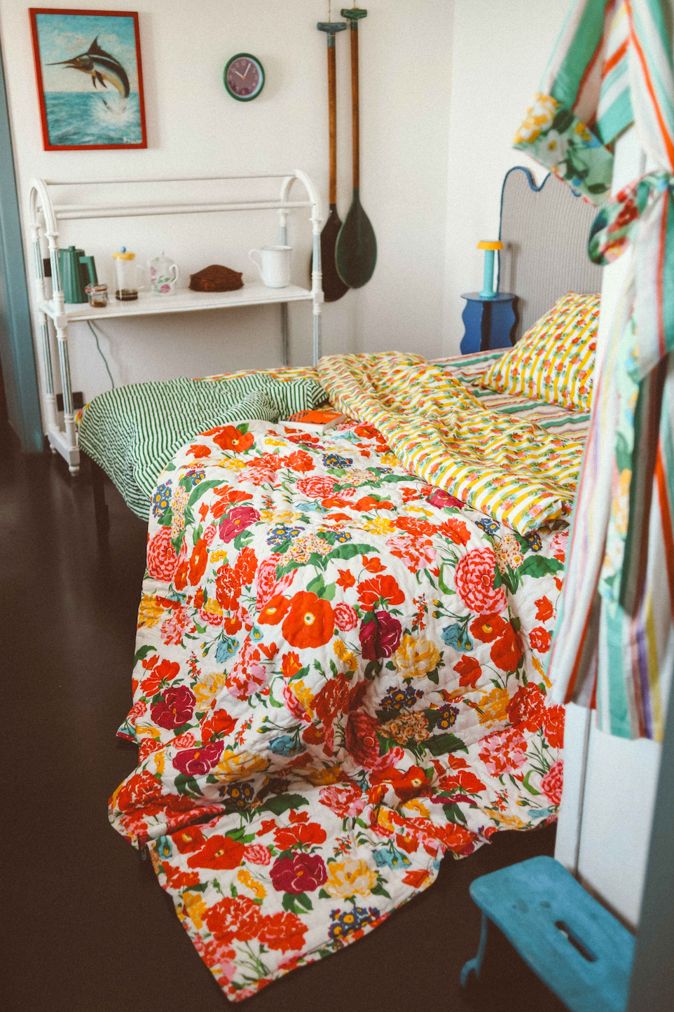 Plaid matelassé réversible