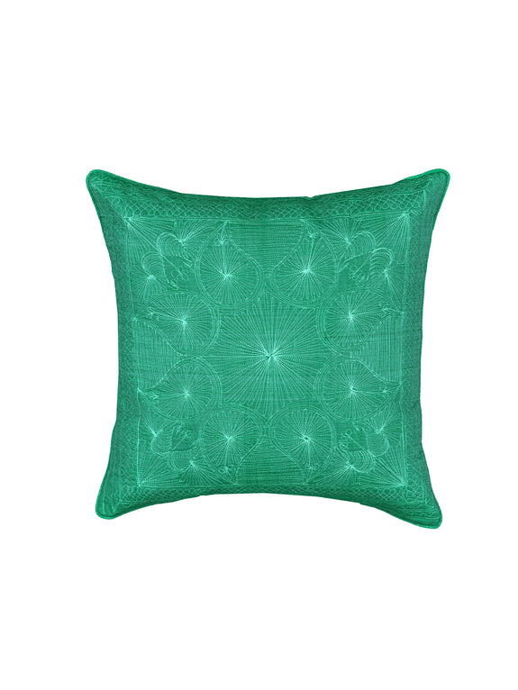Housse-de-coussin-vert