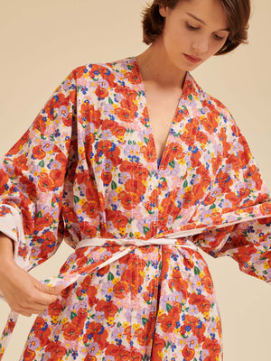 Long kimono en situation