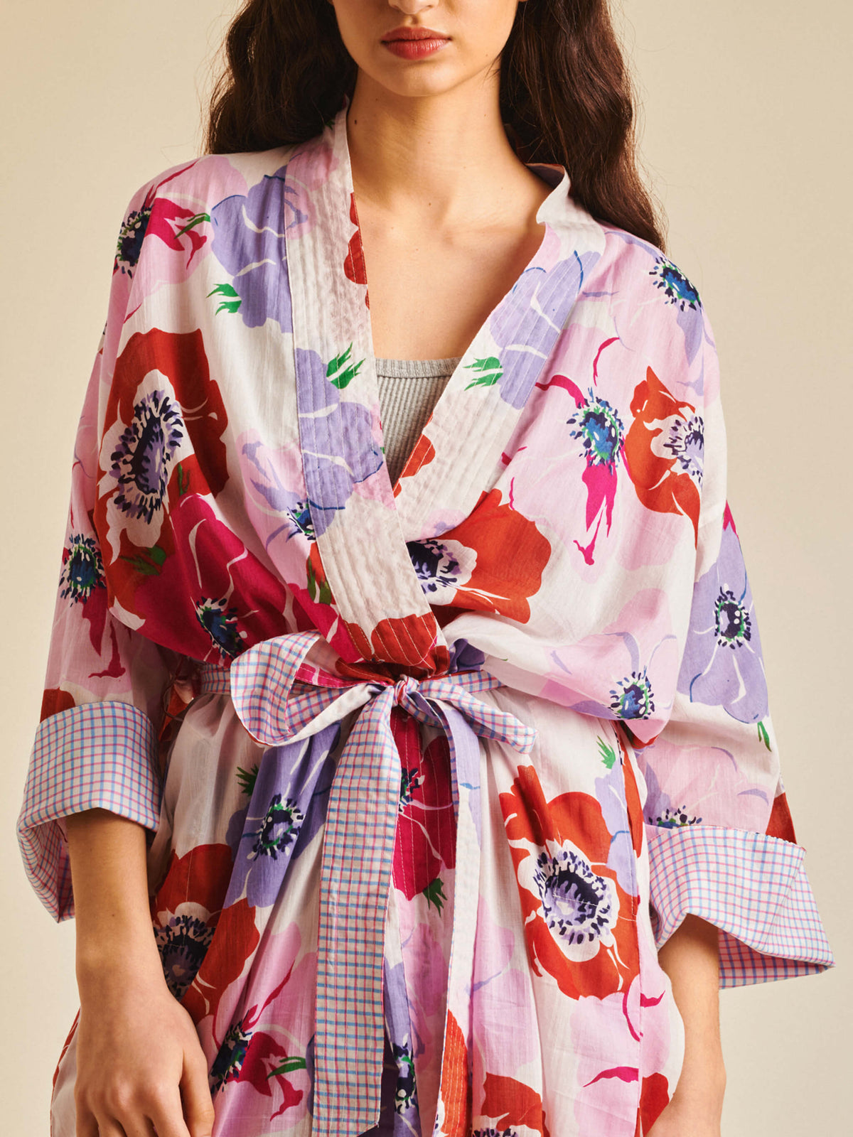 Short anemon kimono