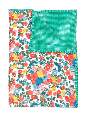 Plaid matelassé réversible