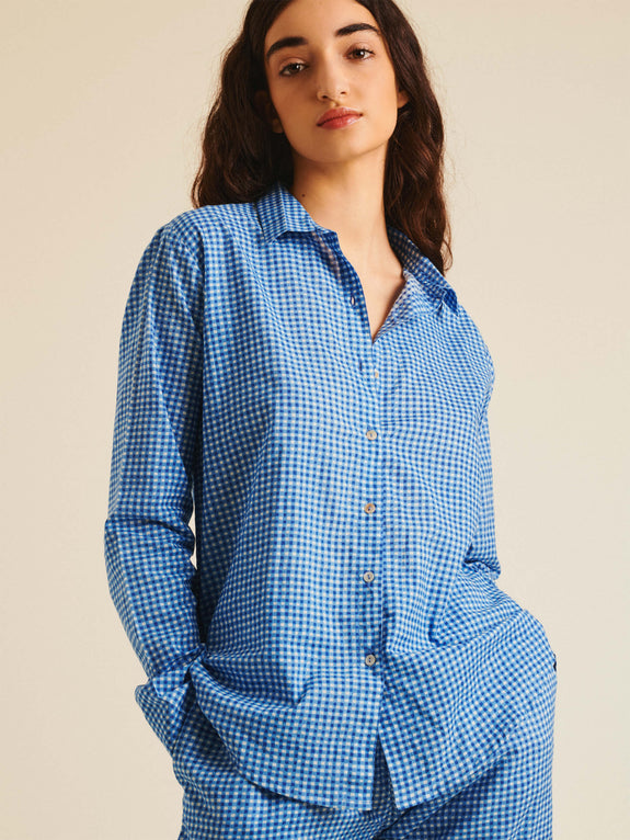 Long-sleeve pajama top