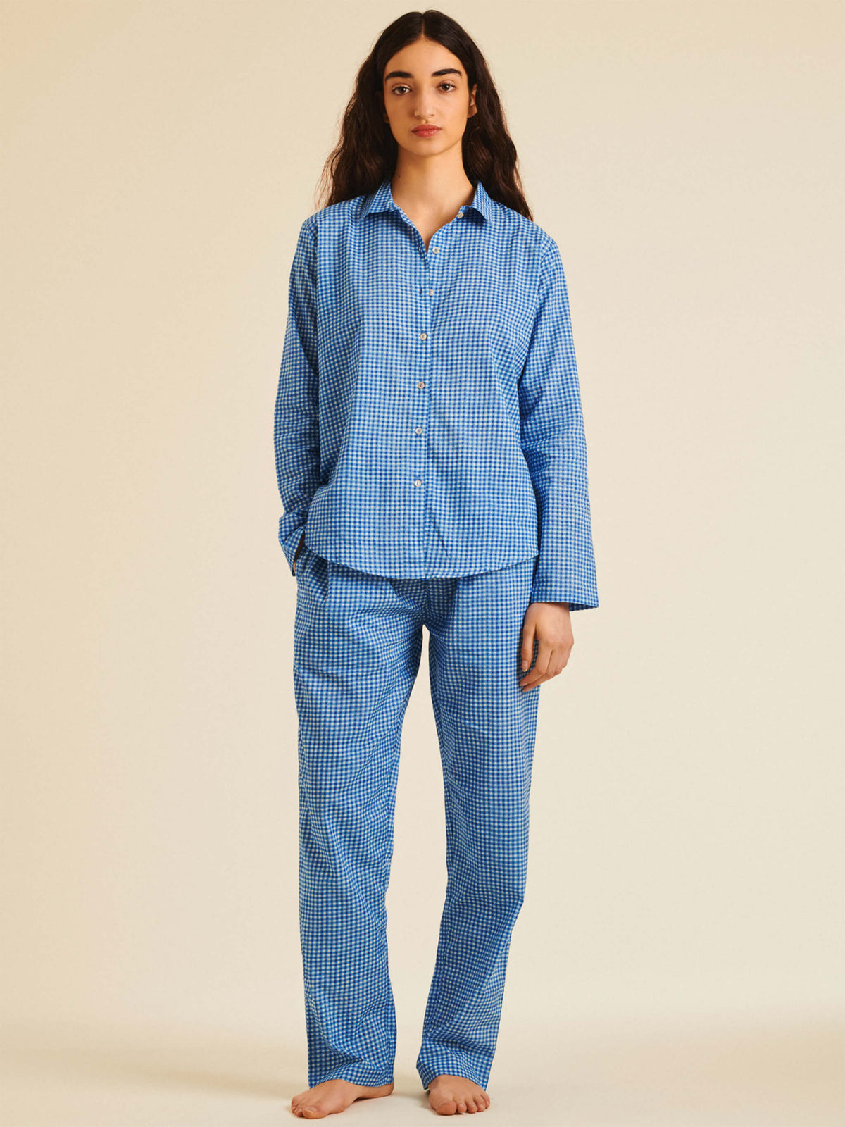 Long-sleeve pajama top