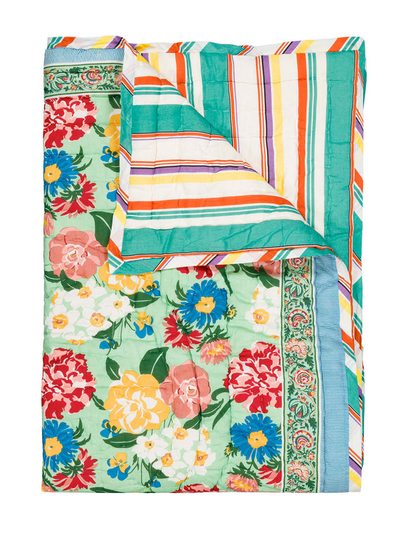 QUILT-flora-xl-green-sarong