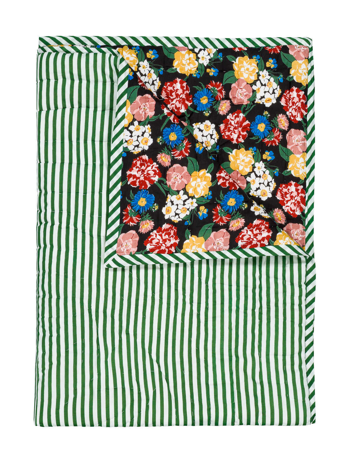 Plaid matelassé réversible