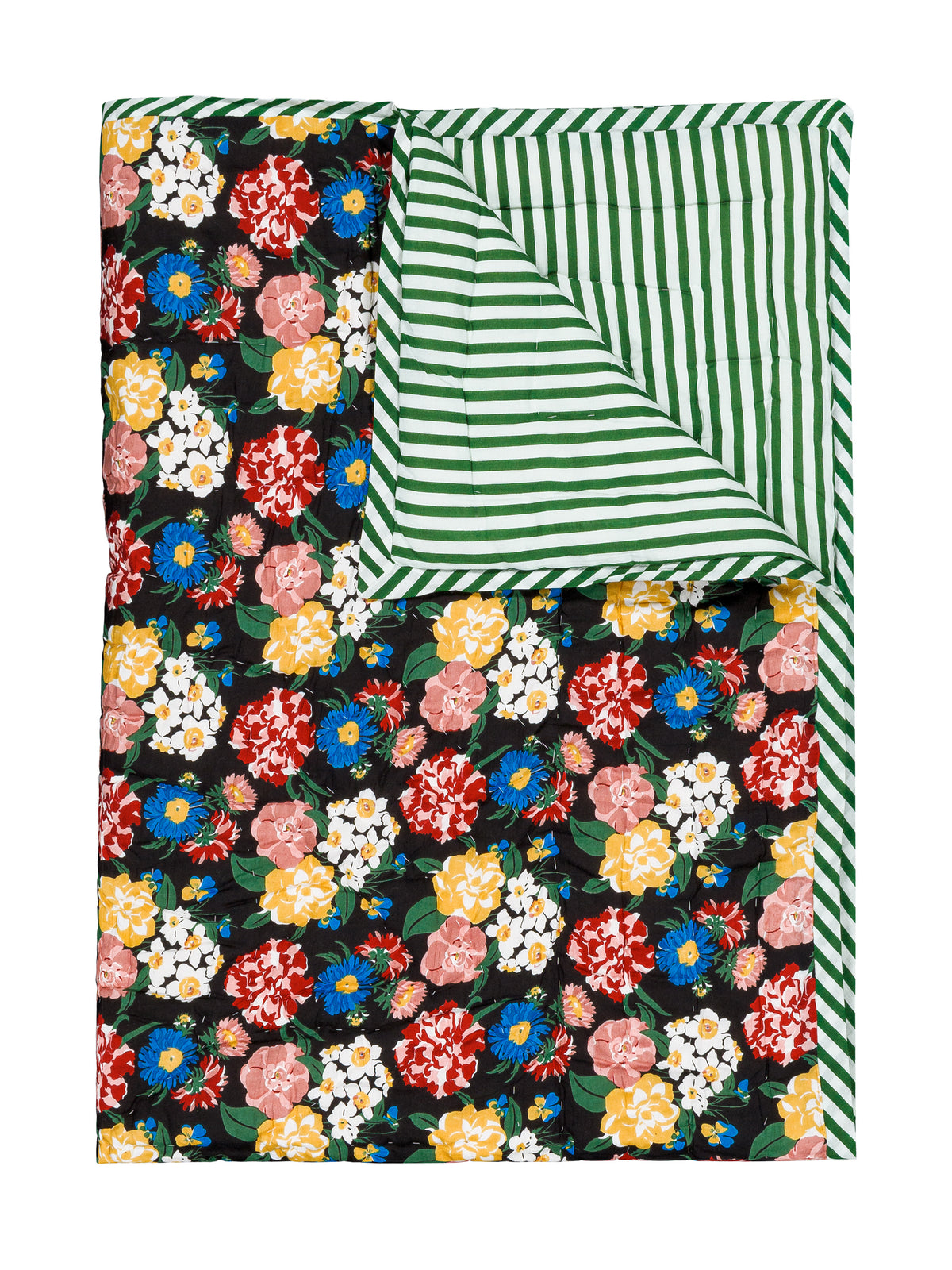 Plaid matelassé réversible