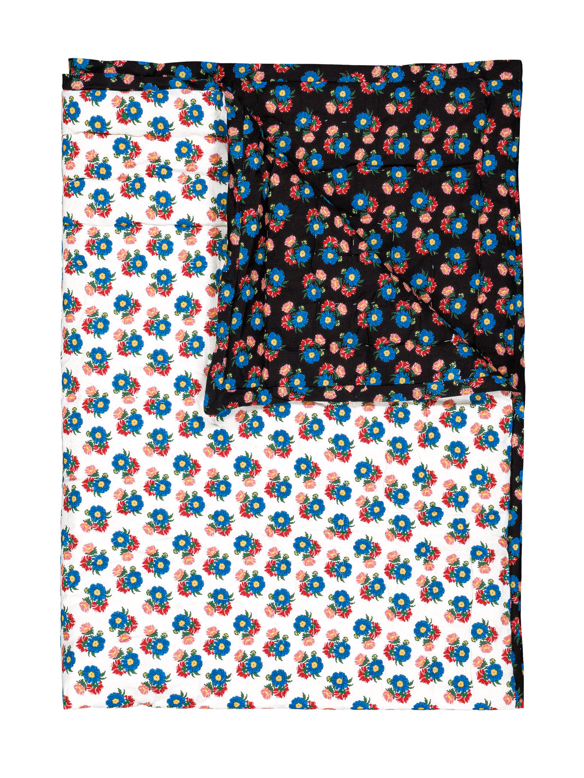 Plaid matelassé réversible