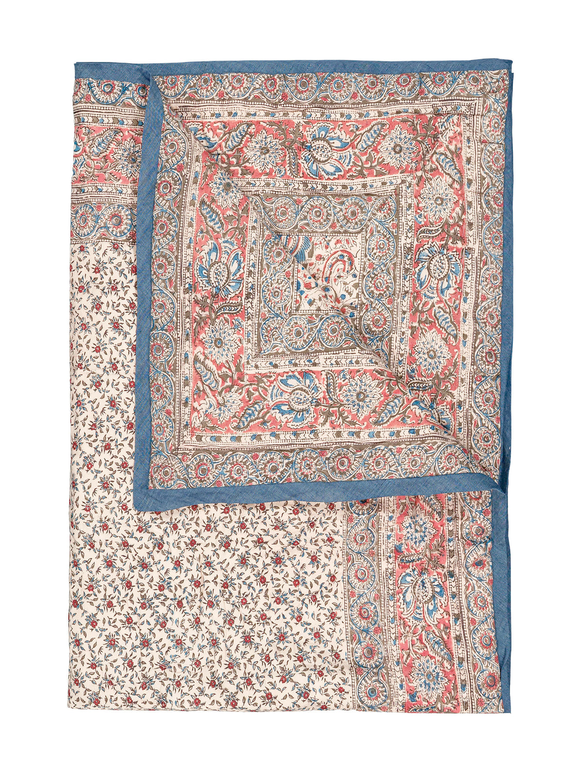 Reversible quilted blanket