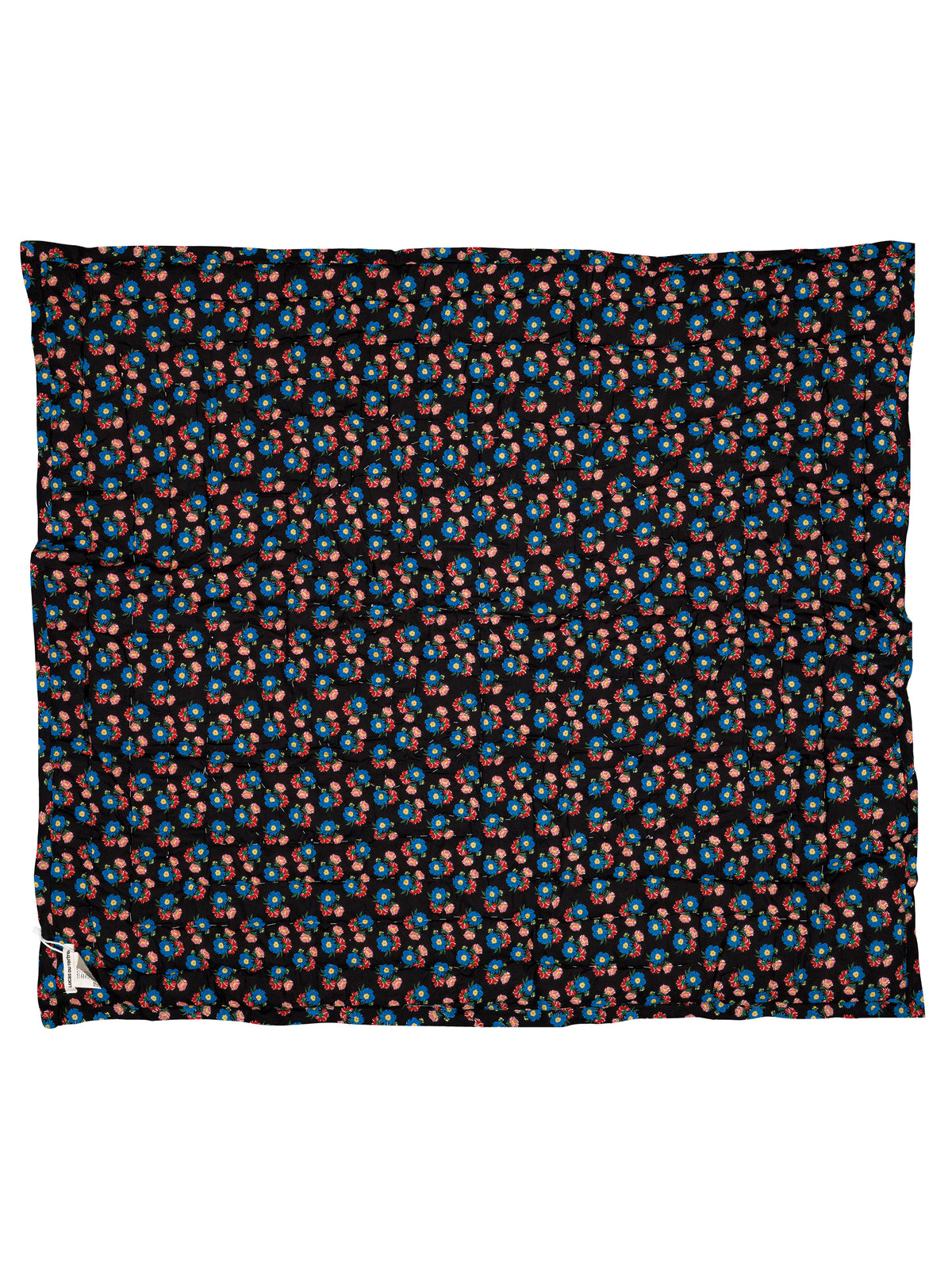 Reversible quilted play mat