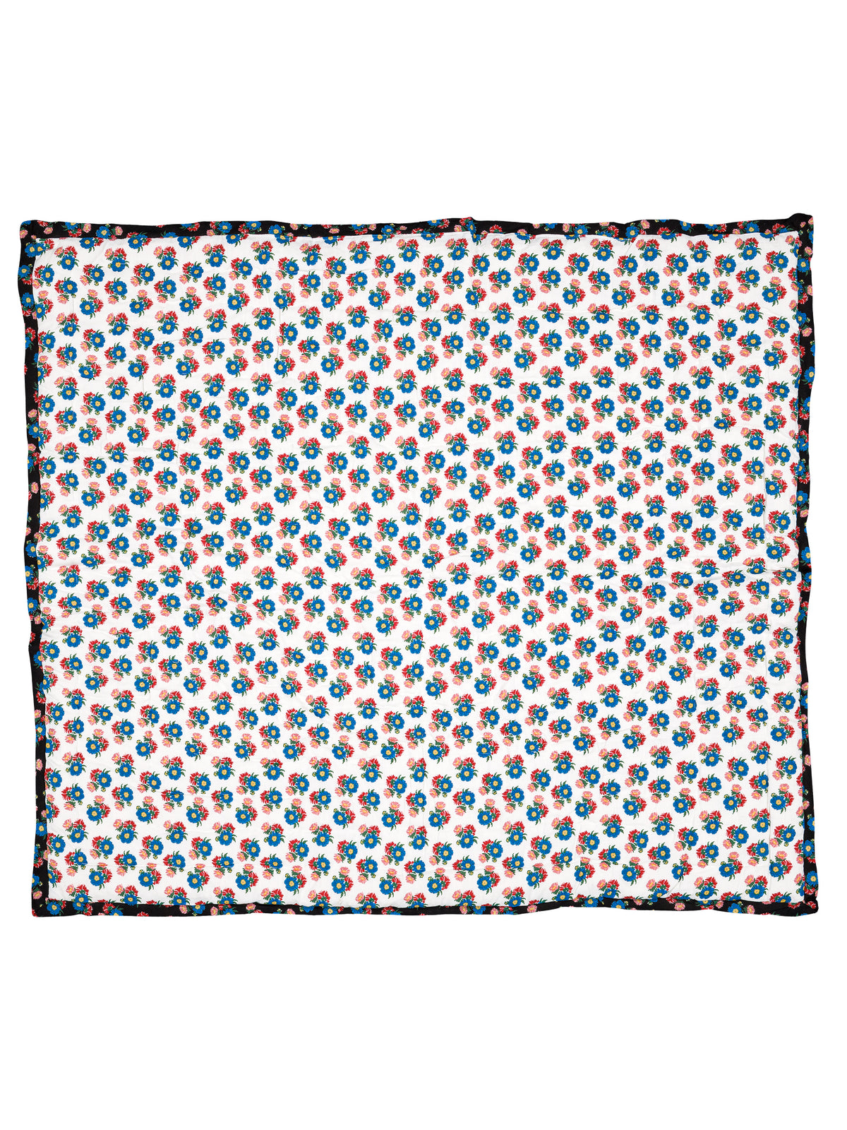 Reversible quilted play mat