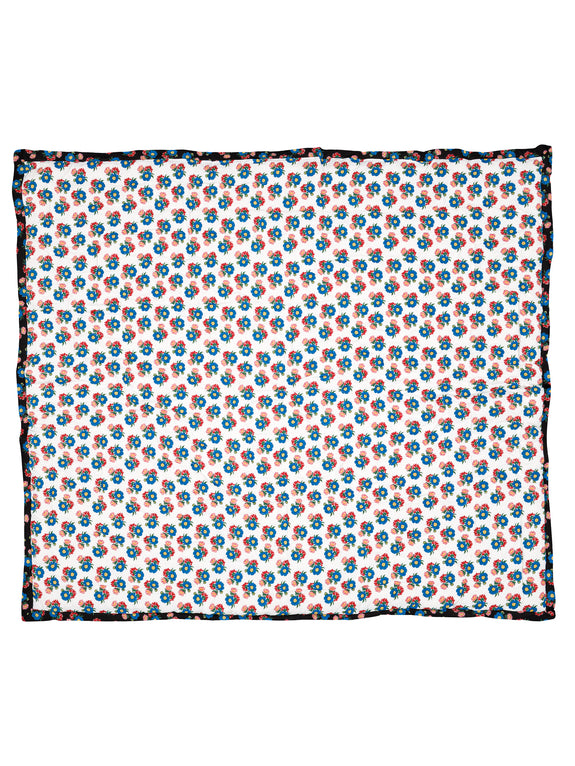 Reversible quilted play mat