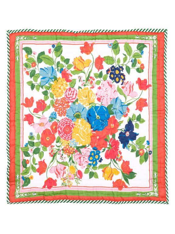 Tapis d'éveil matelassé réversible