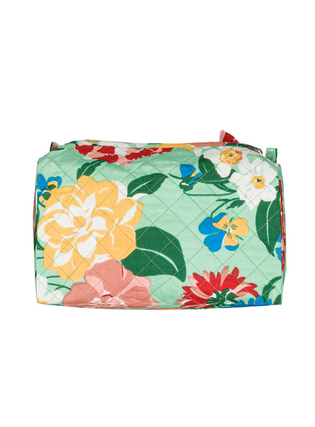 Trousse-ronde-flora-xl-green-ground
