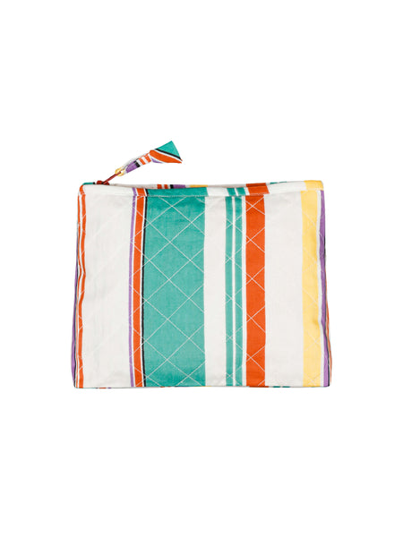 Quilted toiletry bag