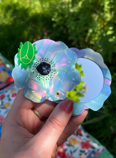 Miroir Fleur Bleue