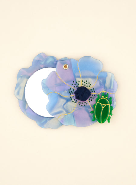 Miroir Fleur Bleue