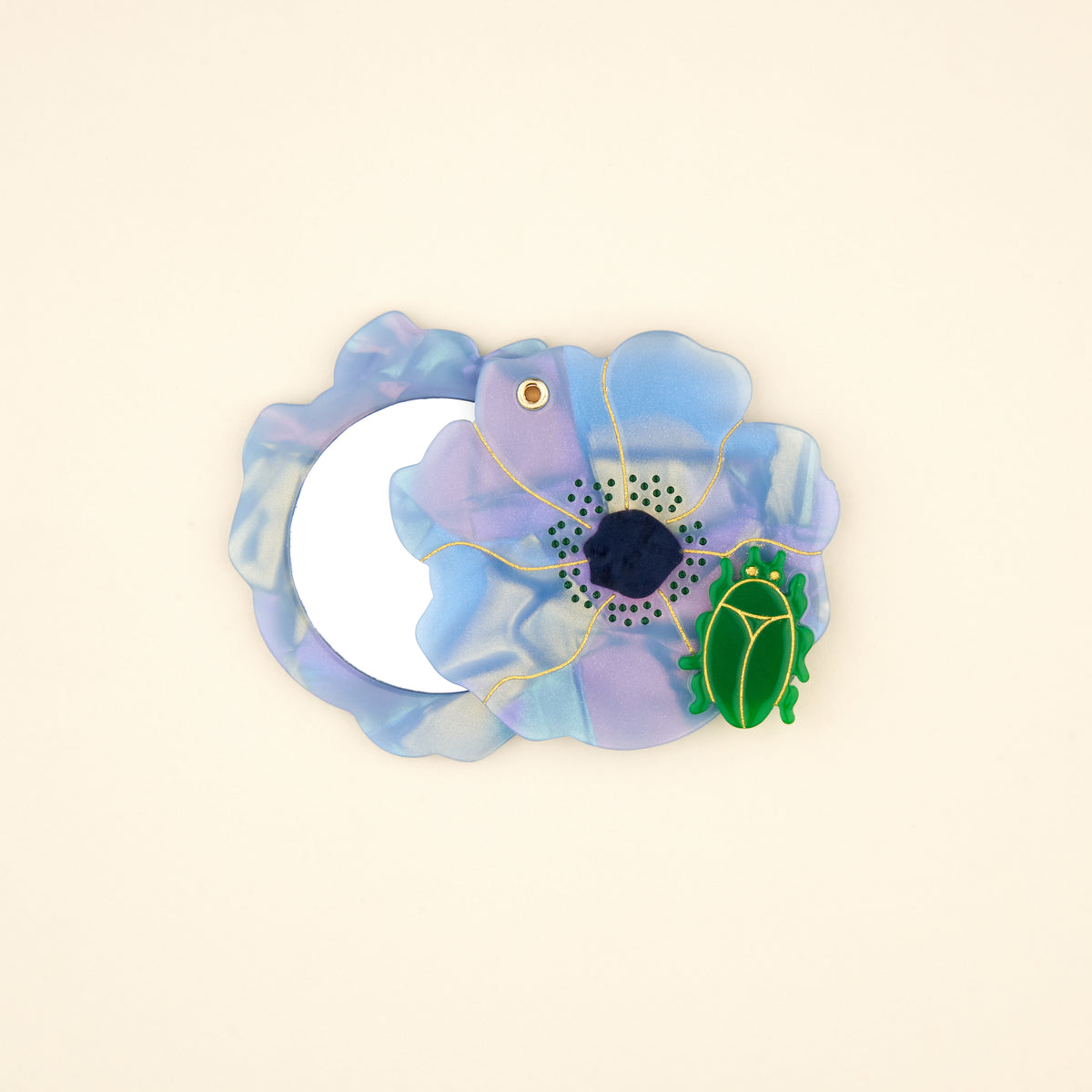 Miroir Fleur Bleue