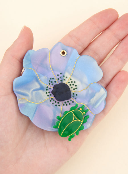 Miroir Fleur Bleue