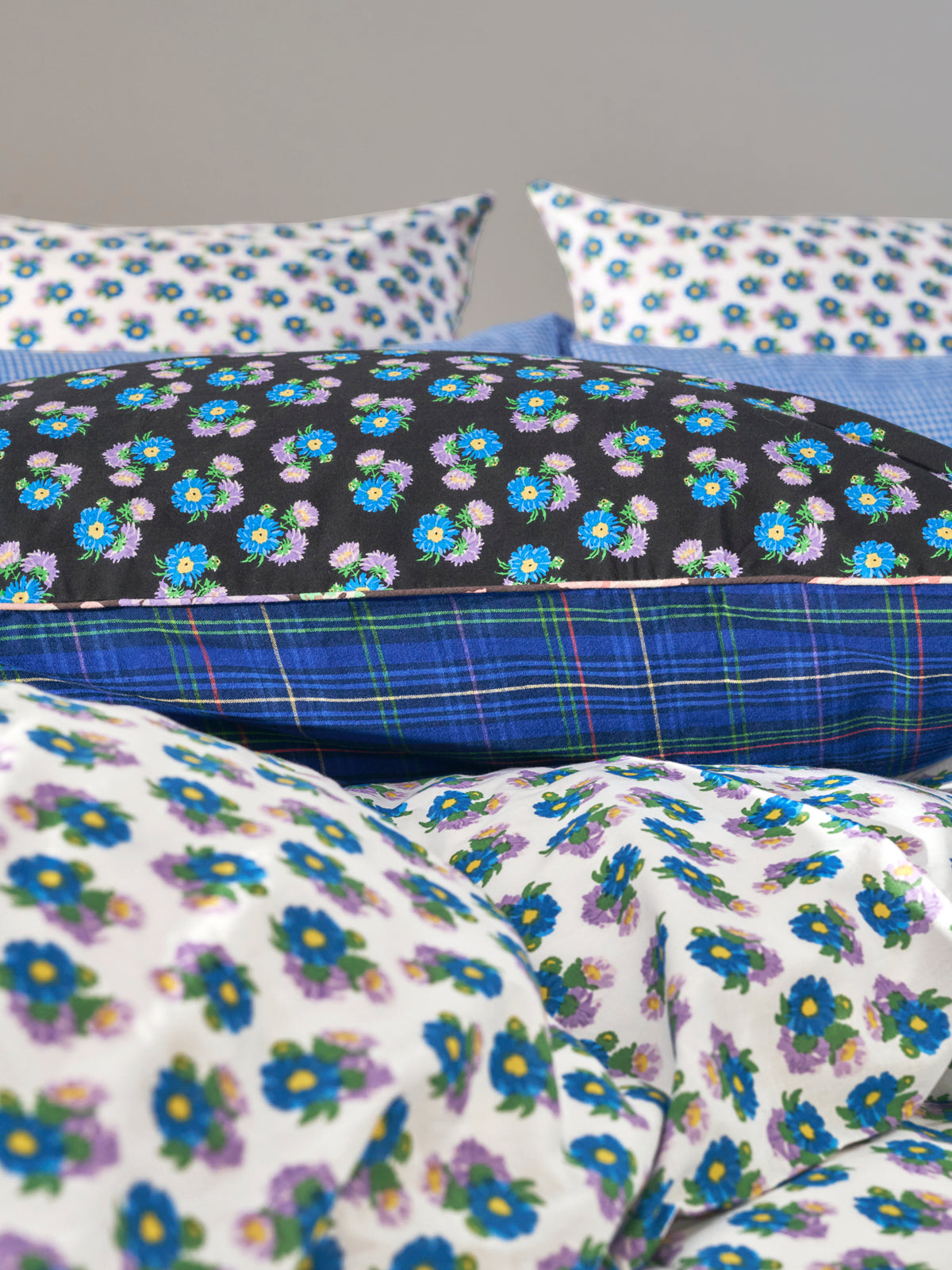 Housse de coussin reversible