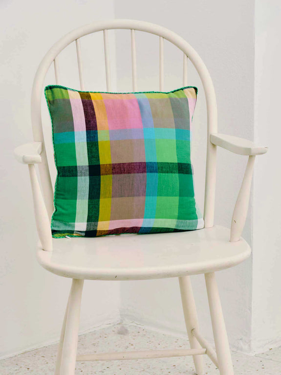 Housse de coussin réversible
