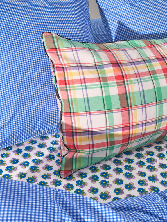 Housse de coussin reversible