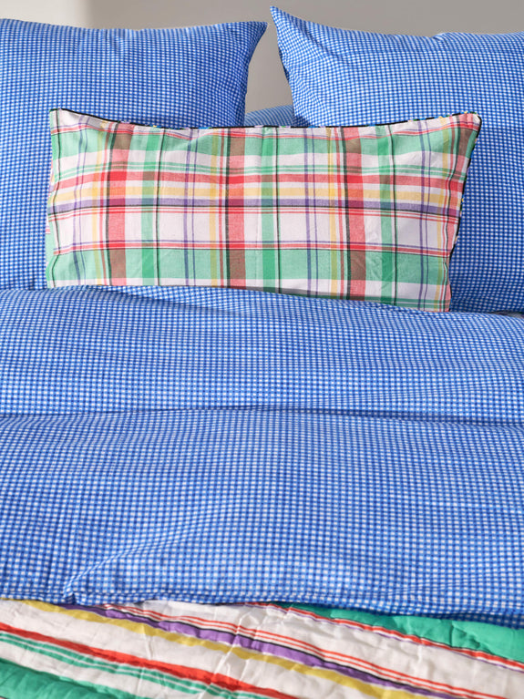 Housse de coussin reversible