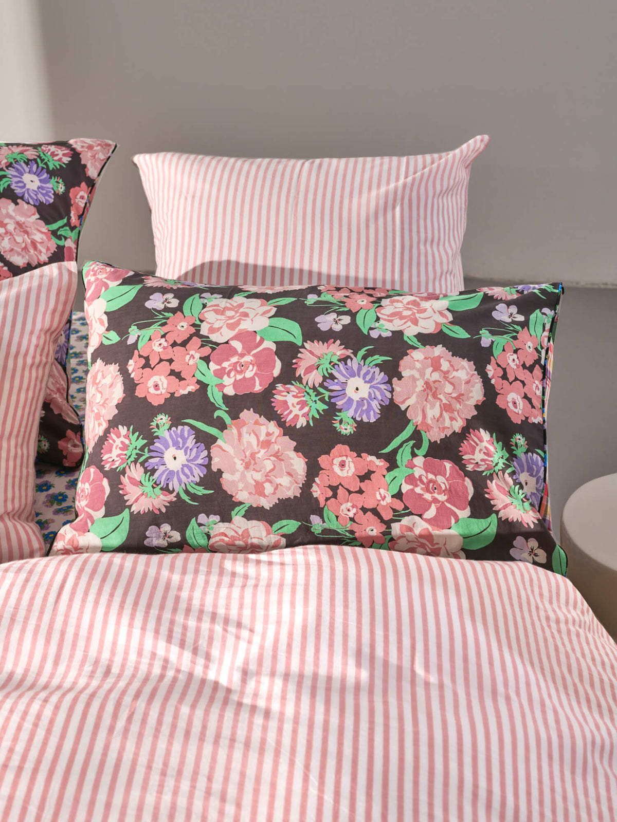 Housse de coussin reversible