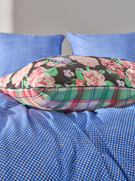 Housse de coussin reversible