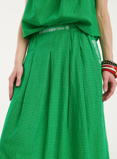 jupe-claire-green-checks-2