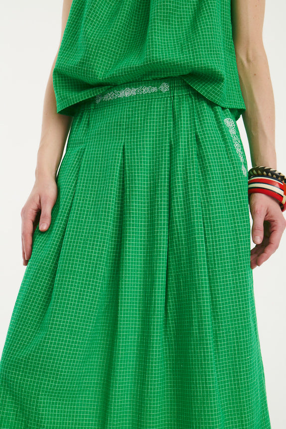 jupe-claire-green-checks-2