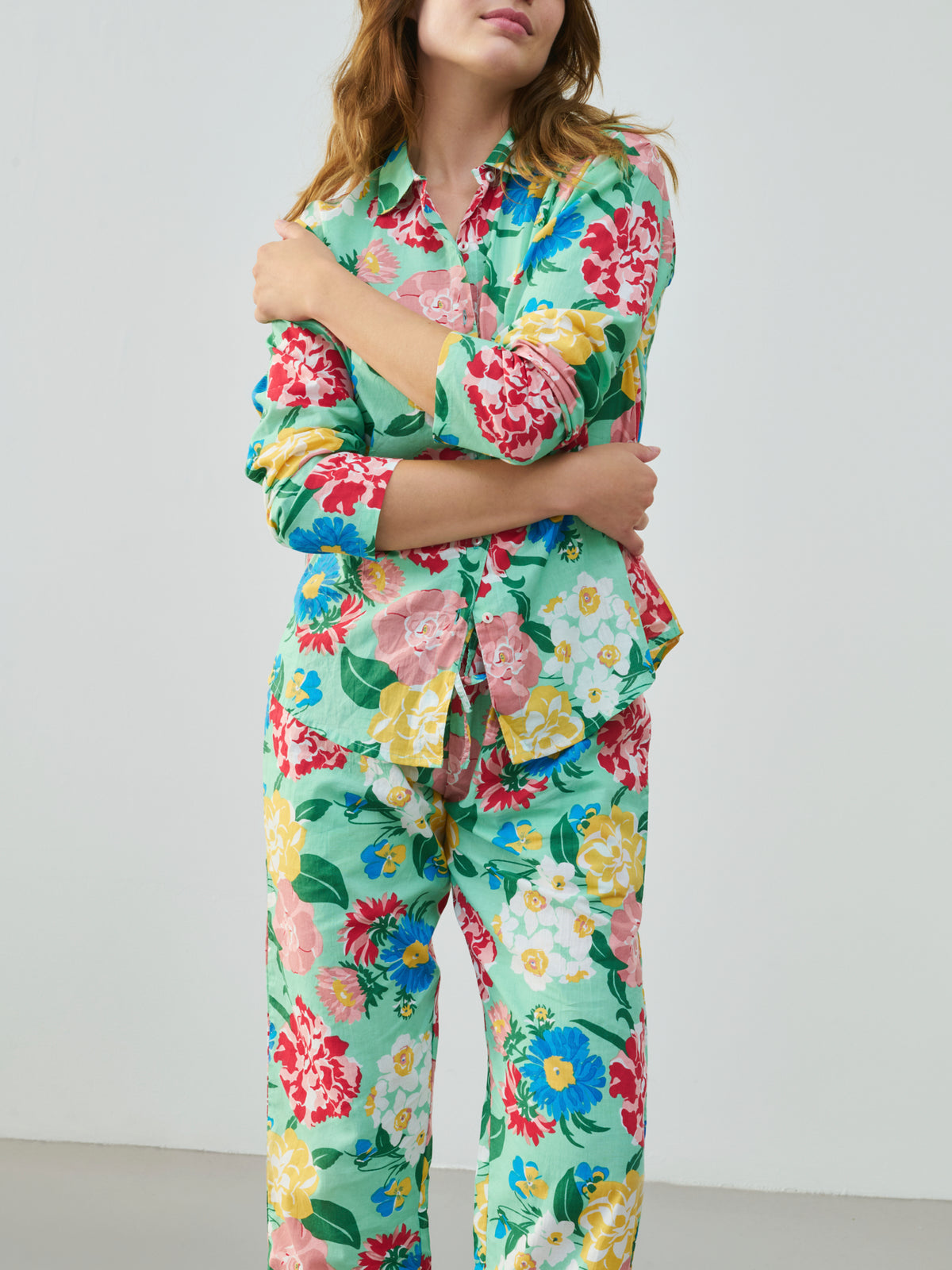 pantalon_pyjama_femme_flora_xl_green_ground