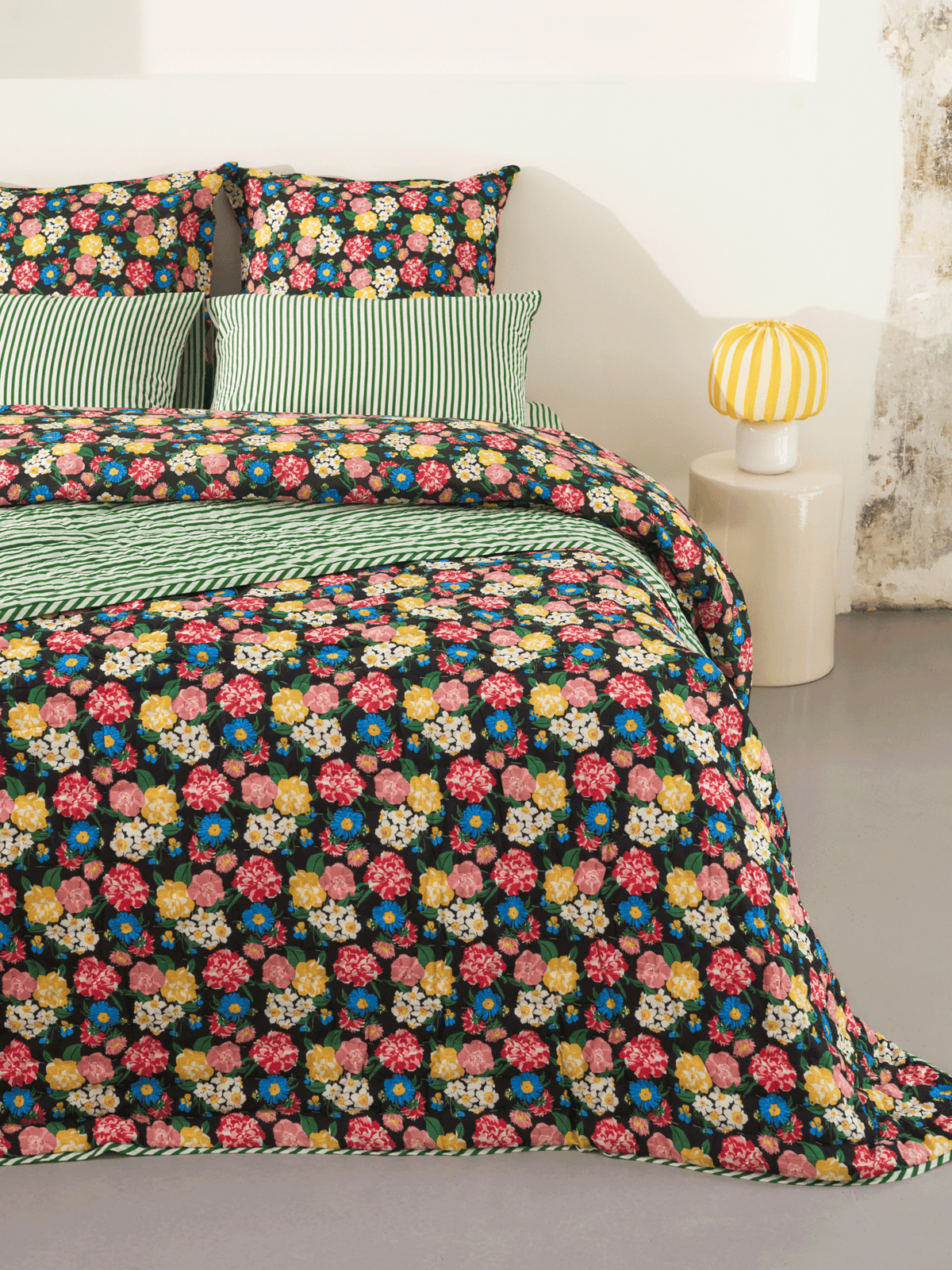 Plaid matelassé réversible