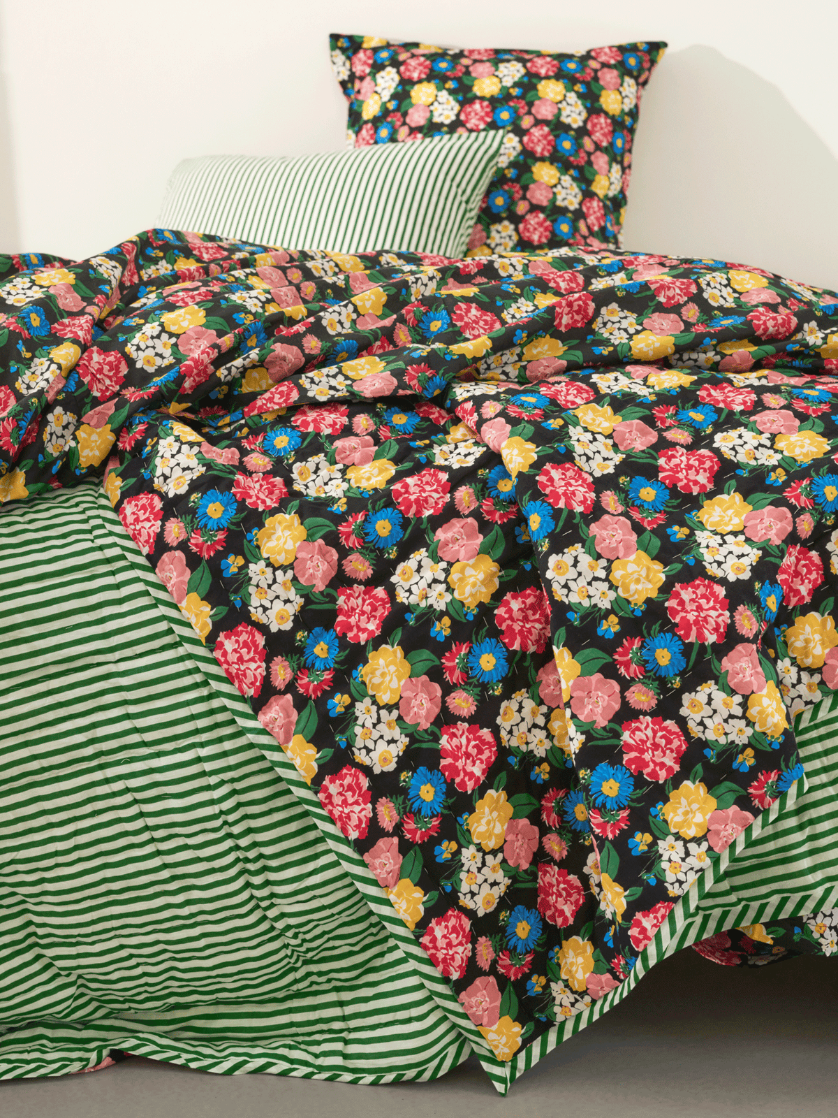 Plaid matelassé réversible