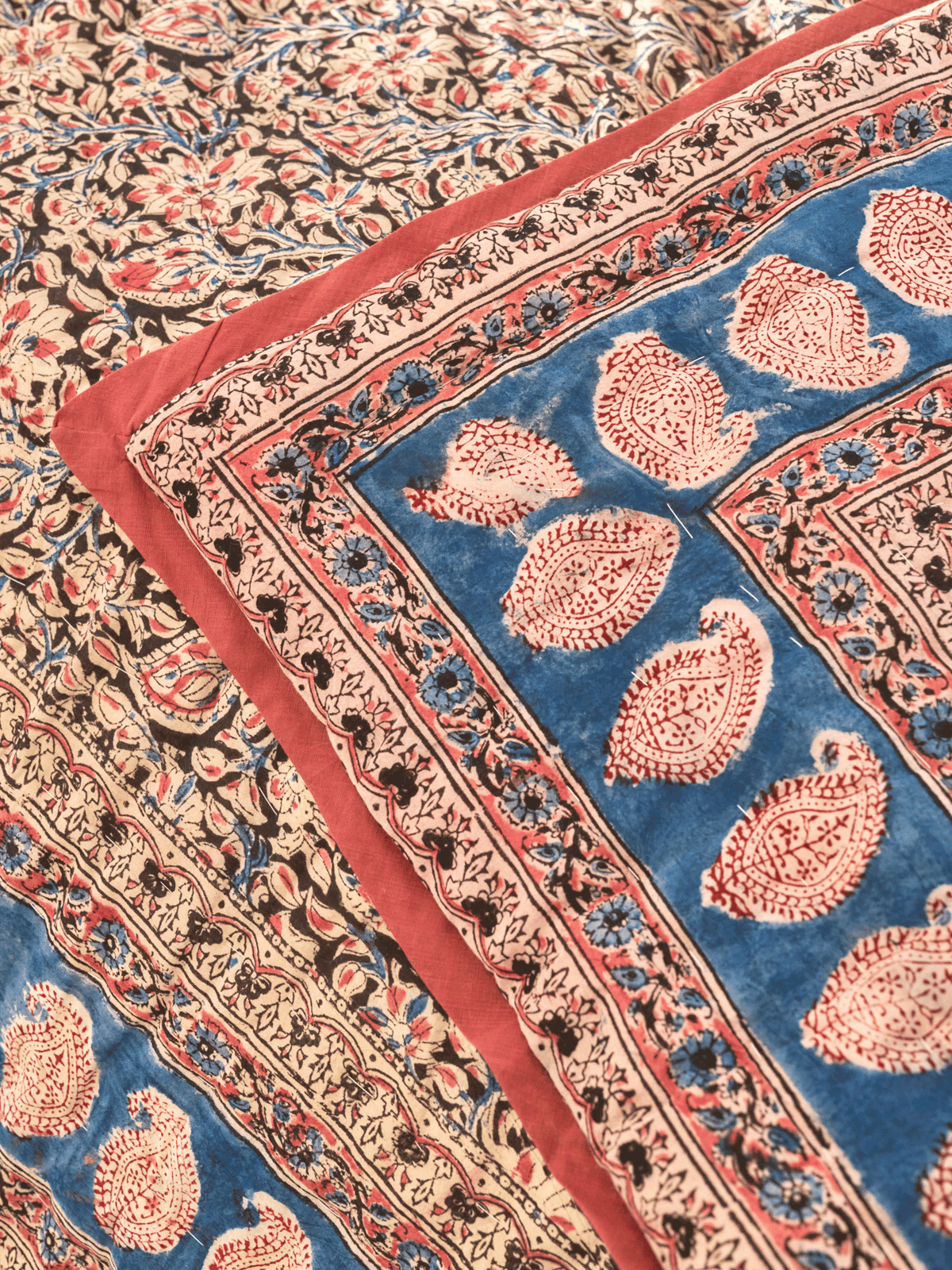 Plaid matelassé réversible