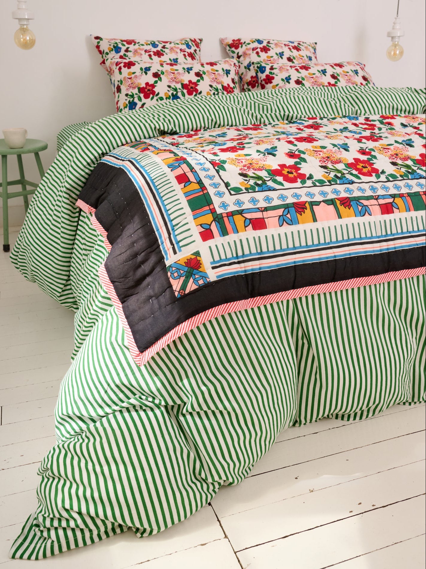 Plaids and bedspreads, Lucas du Tertre