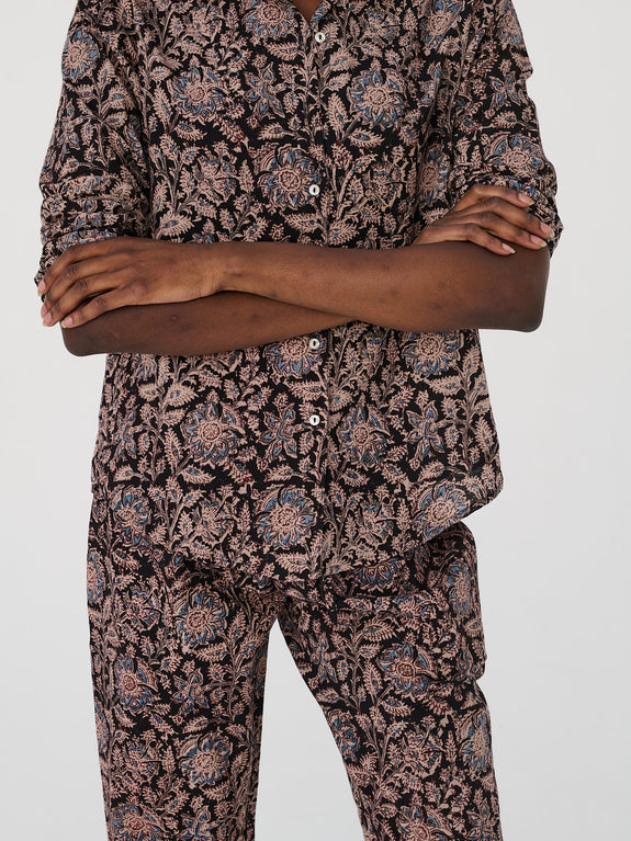 Long-sleeve pajama top