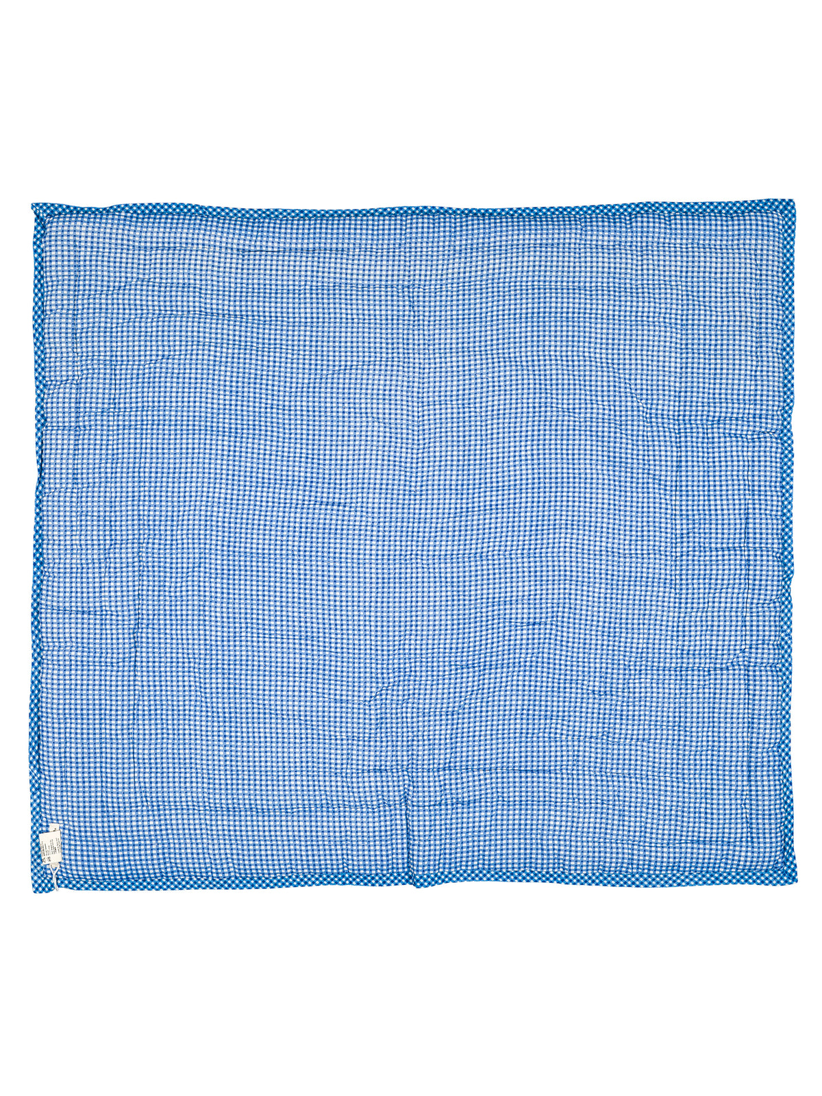 Reversible quilted play mat