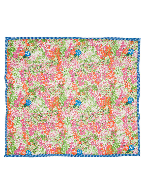 Reversible quilted play mat