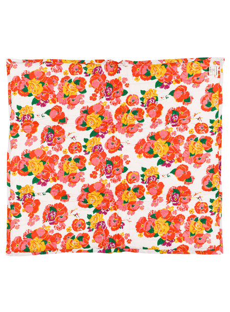 Reversible quilted play mat