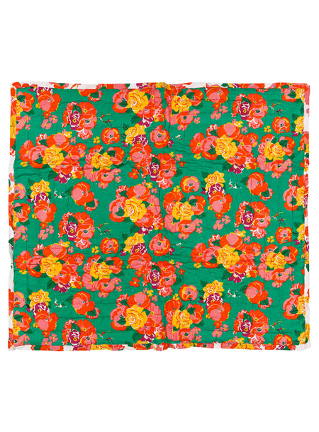 Reversible quilted play mat