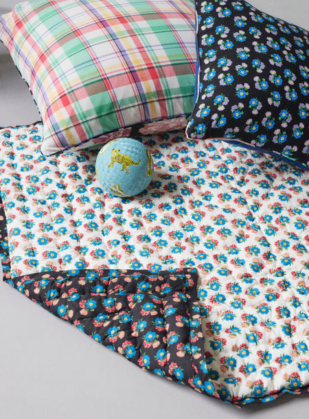 Tapis d'éveil matelassé réversible