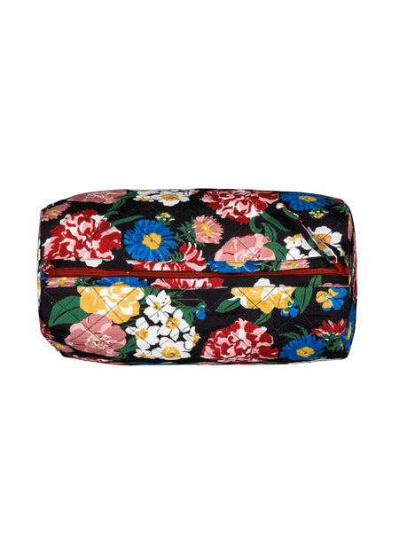 Trousse de toilette matelassée ronde