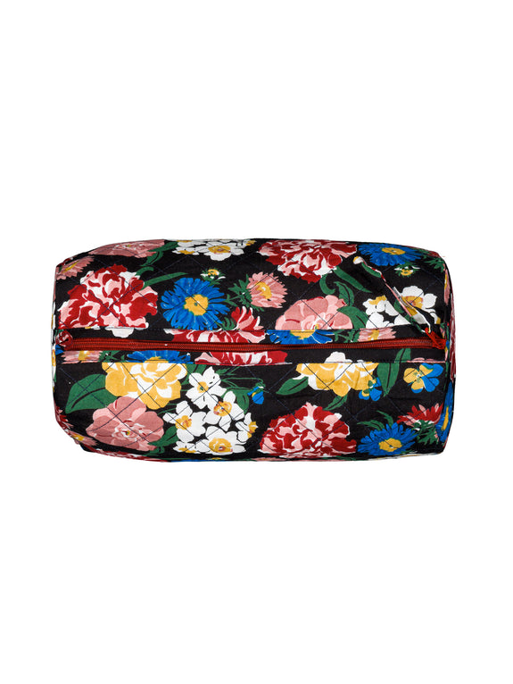 Trousse de toilette matelassée ronde