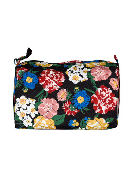 Trousse de toilette matelassée ronde