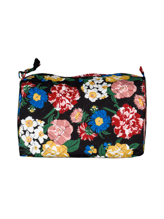 Trousse de toilette matelassée ronde