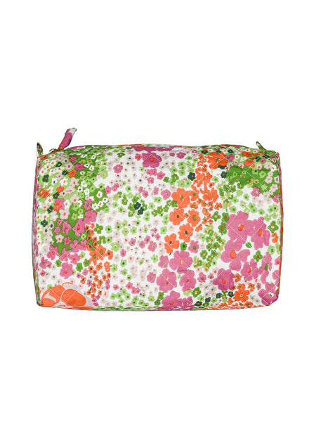 Trousse de toilette matelassée ronde